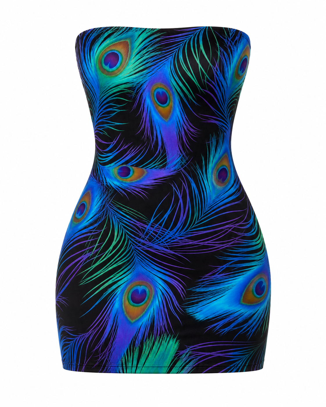 Peacock Midi Dress