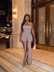 Luxe Drape Romper